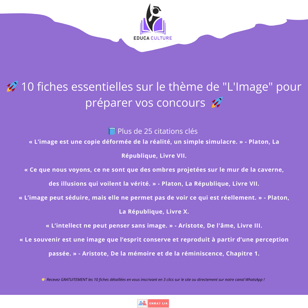 10 Fiches Incontournables pour Réussir vos Concours CPGE sur le Thème de l'Image